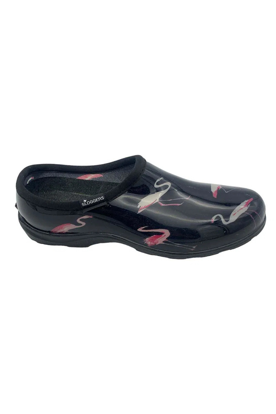 Sloggers Classic Designs Waterproof Garden Shoe Comfort Flamingo - Medium